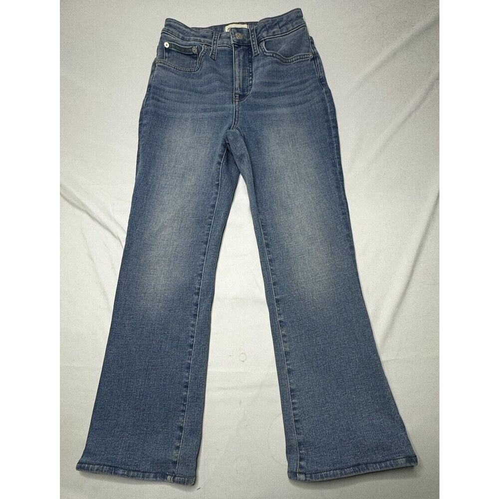 Madewell Women's Mid-Rise Kick Out Blue Denim Jeans -‎ Size 25 (25x24)*